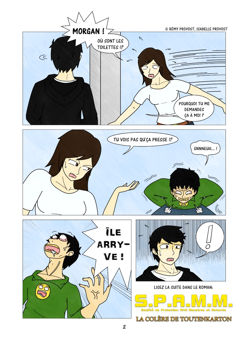 La colère de Toutenkarton en BD 2/2